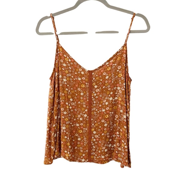 NWT Boho Floral Camisole by Pink Rose | Flowy Peasant Tank Top (M) - Picture 5 of 9